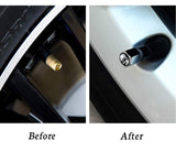 DODGE RAM Silver Car Wheel Tire Valves Dust Stem Air Caps Keychain Emblem KEY FOB Set - US SELLER