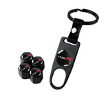 HONDA Set LOGO Emblems with TYPE R Wheel Tire Valves Air Caps Keychain - US SELLER