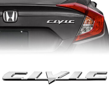 FOR CIVIC SEDAN COUPE 2006-2011 GENUINE HONDA REAR CHROME EMBLEM BRAND NEW X1