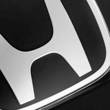 For 2006-2011 HONDA CIVIC COUPE Set JDM Black H Rear Emblem Badge with Civic Rear Chrome Emblem