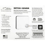 Black CHEVROLET Z71 CHEVY LOGO Engraved Billet Hitch Cover Plug Cap For 2" Trailer Receiver with ALLEN BOLTS DESIGN