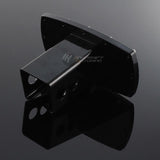 Black DODGE CHRYSLER JEEP HEMI Engraved Billet Hitch Cover Plug Cap For 2" Trailer Receiver with ALLEN BOLTS DESIGN