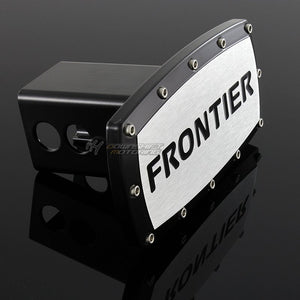 Black NISSAN Frontier LOGO Hitch Cover Plug Cap For 2" Trailer Tow Receiver with ALLEN BOLTS Design