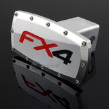 FORD FX4 LOGO OFF-ROAD Hitch Cover Plug Cap For 2" Trailer Receiver with ALLEN BOLTS DESIGN