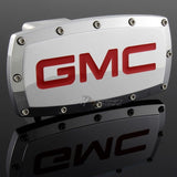 GMC Hitch Cover Plug Cap Chrome For 2" Trailer Tow Receiver with ALLEN BOLTS DESIGN
