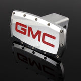 GMC Hitch Cover Plug Cap Chrome For 2" Trailer Tow Receiver with ALLEN BOLTS DESIGN
