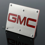 GMC Brushed Stainless Steel Hitch Cover Cap Plug For 2" Trailer Tow Receiver