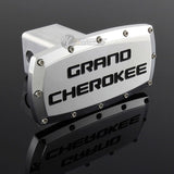 JEEP GRAND CHEROKEE Engraved Billet Hitch Cover Plug Cap For 2" Trailer Receiver with ALLEN BOLTS DESIGN