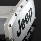 JEEP Engraved Billet Hitch Cover Plug Cap For 2" Trailer Receiver with ALLEN BOLTS DESIGN