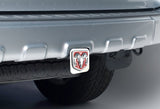 Red 3D DODGE RAM Engraved Billet LOGO Stainless Steel Hitch Cover Plug Cap For 2" Trailer Receiver