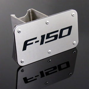 For Ford F150 F-150 Brushed Stainless Steel Hitch Cover 2" Trailer Tow Receiver