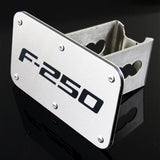 For Ford F250 F-250 Chrome Stainless Steel Hitch Cover 2" Trailer Tow Receiver