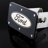 For Ford Rugged Black Stainless Steel Hitch Cover 2" Trailer Tow Towing Receiver