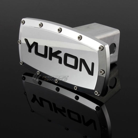 GMC YUKON Engraved Billet LOGO Hitch Cover Plug Cap For 2