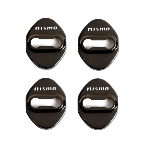 Stainless Steel Black Door Lock Door Striker Cover for NISMO