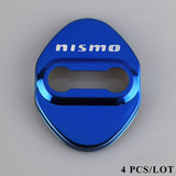 Stainless Steel Blue Door Lock Door Striker Cover for NISMO