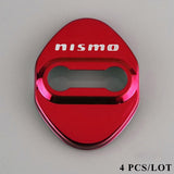 Stainless Steel Red Door Lock Door Striker Cover for NISMO