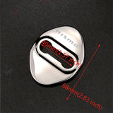 Stainless Steel Silver Door Lock Door Striker Cover for NISMO