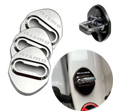 Stainless Steel Silver Door Lock Door Striker Cover for NISMO