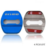Blue Stainless Steel Door Lock Door Striker Cover for NISMO