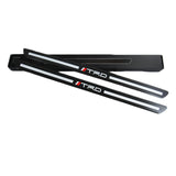 For TRD Carbon Car Door Scuff Sill Cover Plates Panel Step Protector Sticker 4 pcs Set