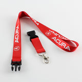 Acura Red Keychain Lanyard