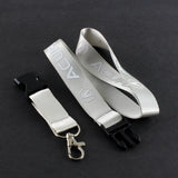Acura Silver Keychain Lanyard