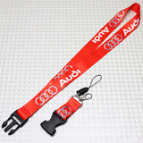 Audi Red Keychain Lanyard