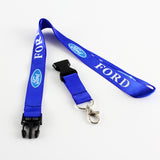 Ford Blue Keychain Lanyard with Detachable Quick Release