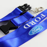 Ford Blue Keychain Lanyard with Detachable Quick Release