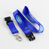 Ford Blue Keychain Lanyard with Detachable Quick Release