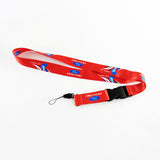 Ford Mustang Cobra Jet Red Keychain Lanyard For Ford Racing Mustang Shelby