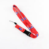 Ford Mustang Cobra Jet Red Keychain Lanyard For Ford Racing Mustang Shelby
