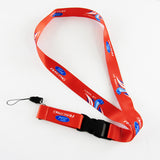 Ford Mustang Cobra Jet Red Keychain Lanyard For Ford Racing Mustang Shelby