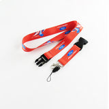 Ford Mustang Cobra Jet Red Keychain Lanyard For Ford Racing Mustang Shelby