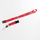 Ford Mustang Cobra Jet Red Keychain Lanyard For Ford Racing Mustang Shelby