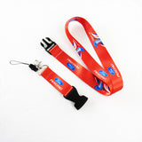 Ford Mustang Cobra Jet Red Keychain Lanyard For Ford Racing Mustang Shelby