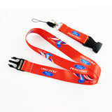 Ford Mustang Cobra Jet Red Keychain Lanyard For Ford Racing Mustang Shelby