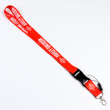 Harley Davidson Racing Biker Keychain LOGO Lanyard Motorcycle Strap Tag Key chain Red