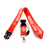 Harley Davidson Racing Biker Keychain LOGO Lanyard Motorcycle Strap Tag Key chain Red