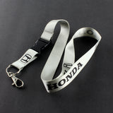Honda Silver Keychain Lanyard