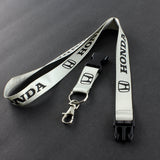 Honda Silver Keychain Lanyard