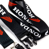 Honda Atv Rancher Foreman Rubicon Key Chain Lanyard BLACK Strap Dirt Bike