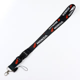 Honda Atv Rancher Foreman Rubicon Key Chain Lanyard BLACK Strap Dirt Bike