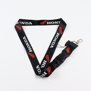 Honda Atv Rancher Foreman Rubicon Key Chain Lanyard BLACK Strap Dirt Bike