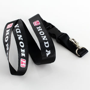 Honda Black Keychain Lnayard