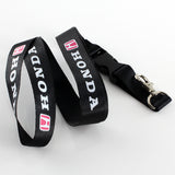 Honda Black Keychain Lnayard