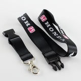 Honda Black Keychain Lnayard