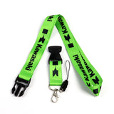 KAWASAKI NINJA Racing Set Biker Lanyard Motorcycle Key chain Green Strap Tag with DOUBLE SIDED Keychain