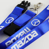 Mazda Blue Keychain Lanyard